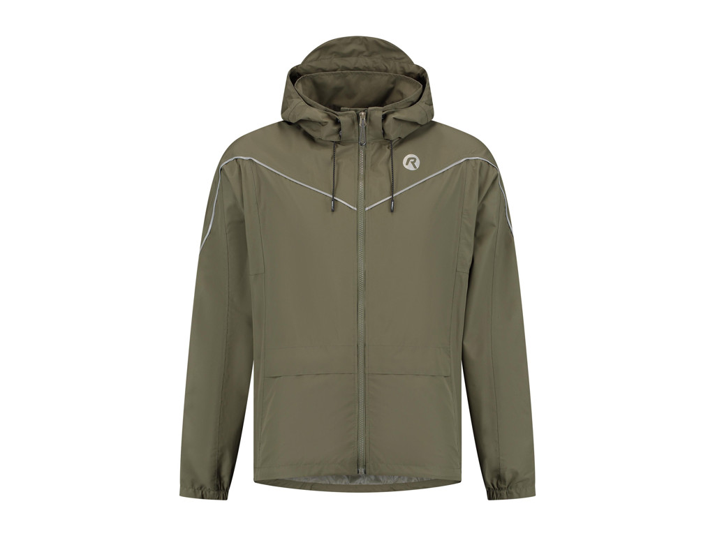 Rogelli Commuter Essential - Regnjakke - Grøn - Str. 2XL