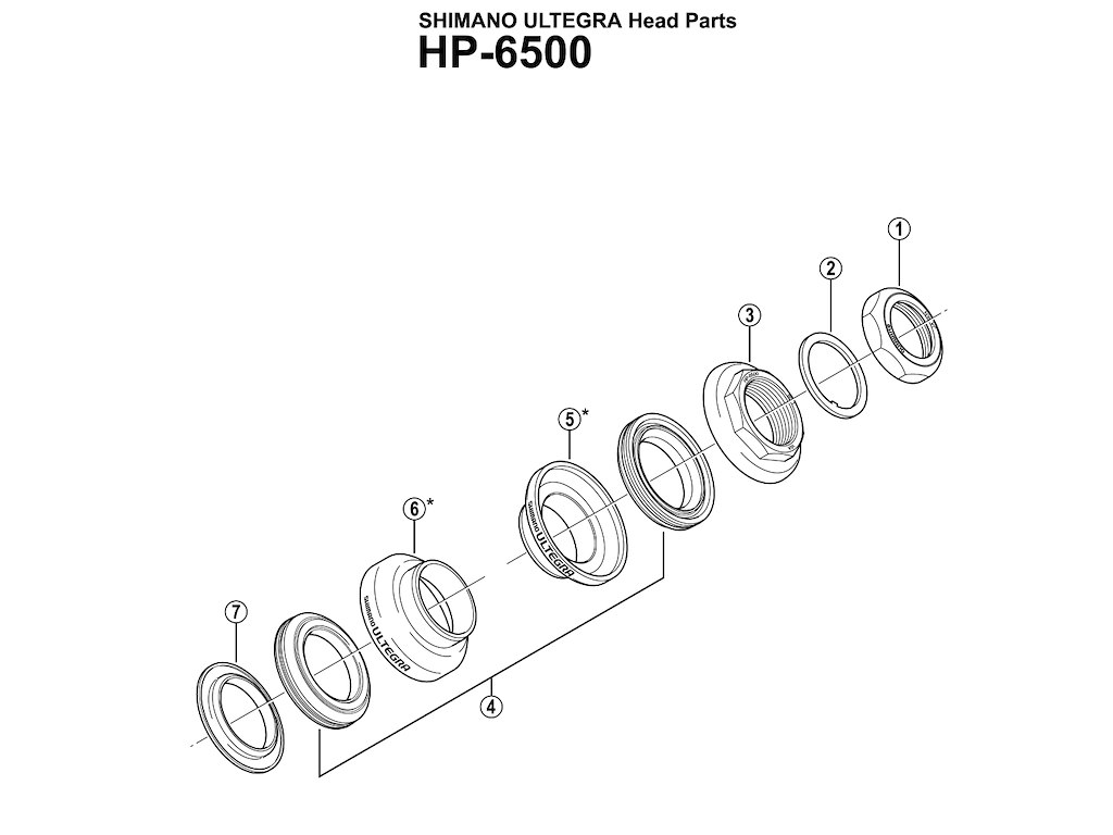 Shimano konus nedre til HP-6500