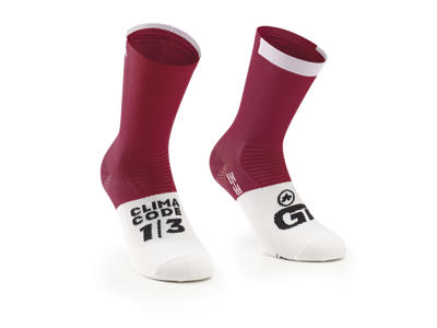 Assos GT C2 - Cykelstrømper - Bolgheri Red - Str. 0