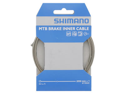 Shimano Bremsewire - MTB rustfri - 1,6x2050mm lang