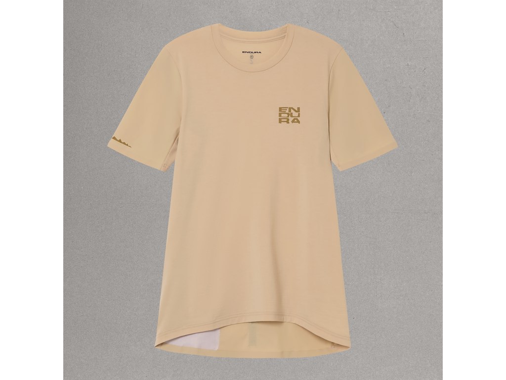 Endura Alltrack Ride Jersey - Korte ærmer - Herre - Beige - Str. M
