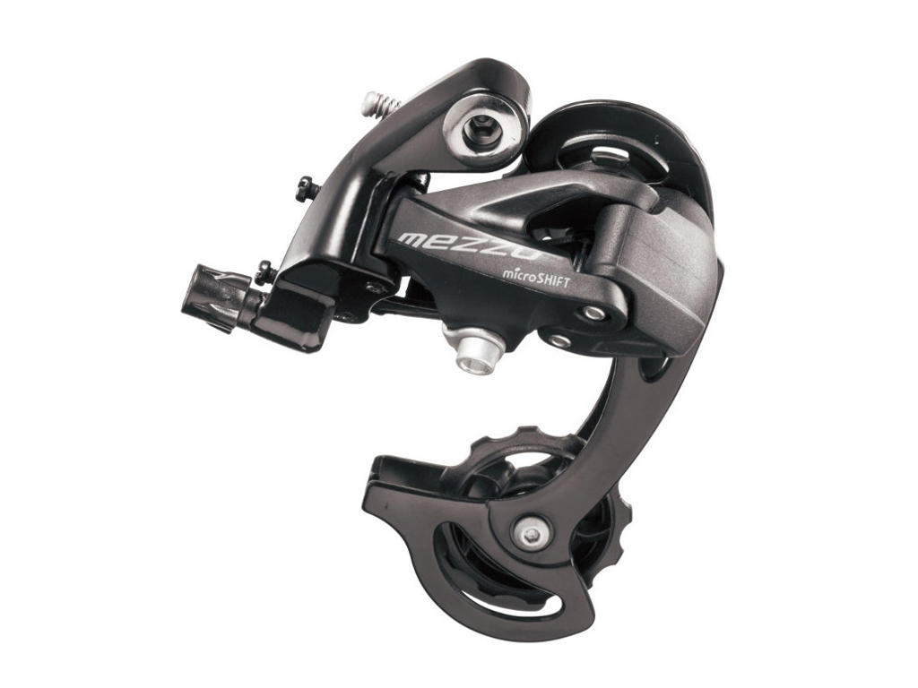 Microshift Mezzo - Bagskifter til 8 eller 9 gears Shimano kassette - Kort laske - Road