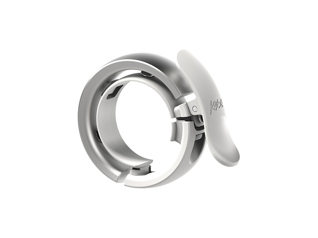 Knog Oi Prima Ringeklokke Large - Grå - 23,8 til 31,8mm styrdiameter