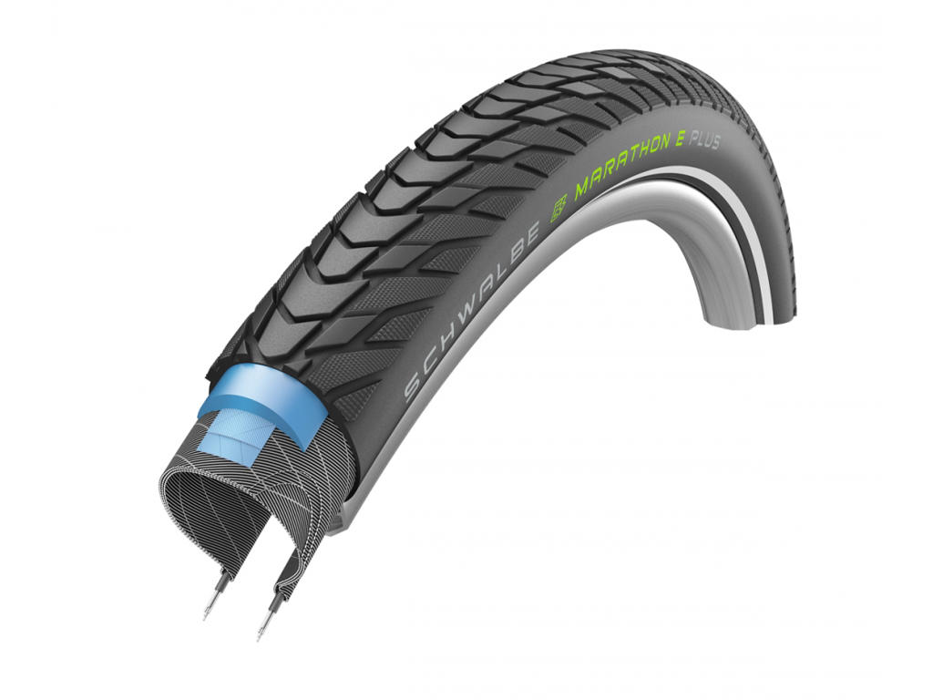 Schwalbe Marathon E-Plus - Tråddæk - 28x1.40-2.15 - E-50