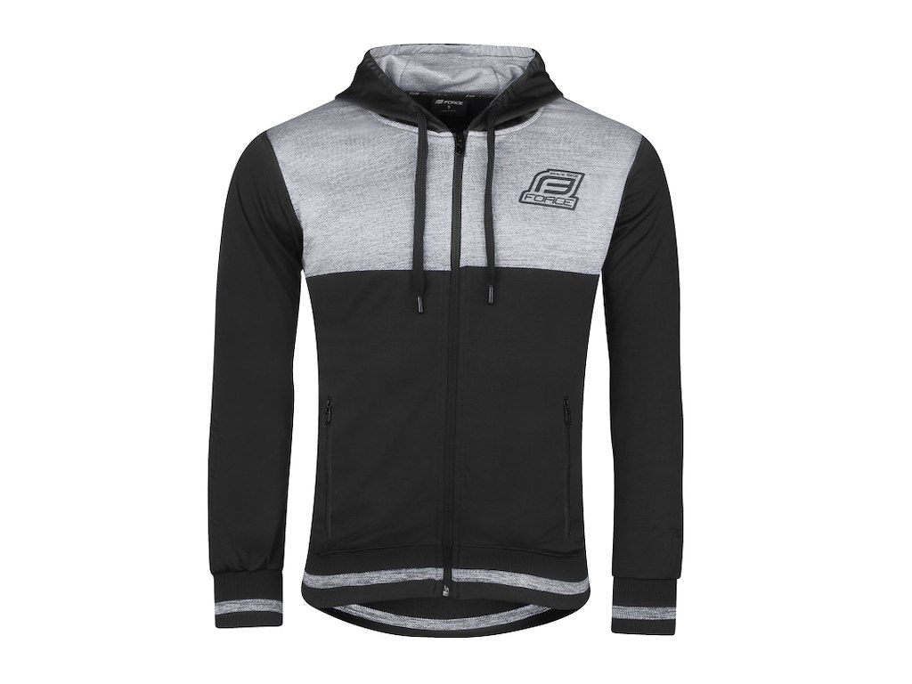 Force Rocky Sweatshirt Sort/Grå Str. XS