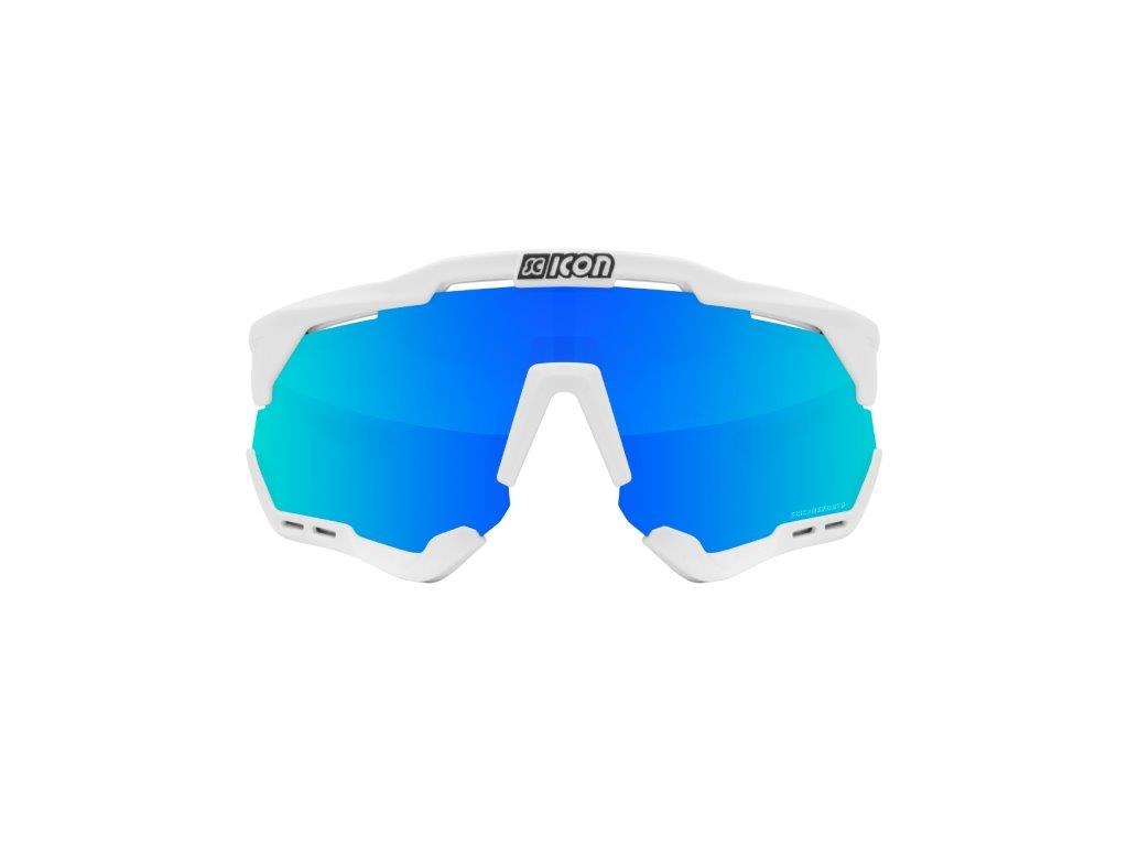 Scicon Aeroshade XL solbriller hvid/ multimirror blå Scicon Aeroshade XL solbriller hvid/ multimirror blå