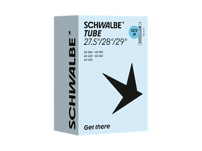 Schwalbe slange 27,5-29" (40/62-584/635) med 40mm SCV Clik ventil - SCV19A