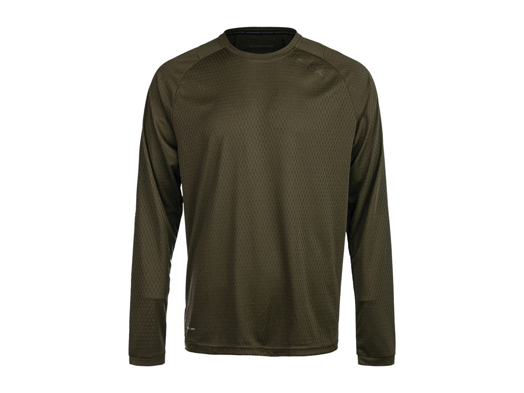 Endurance Janus - Cyklel/MTB Tshirt - Lang ærmet - Grøn