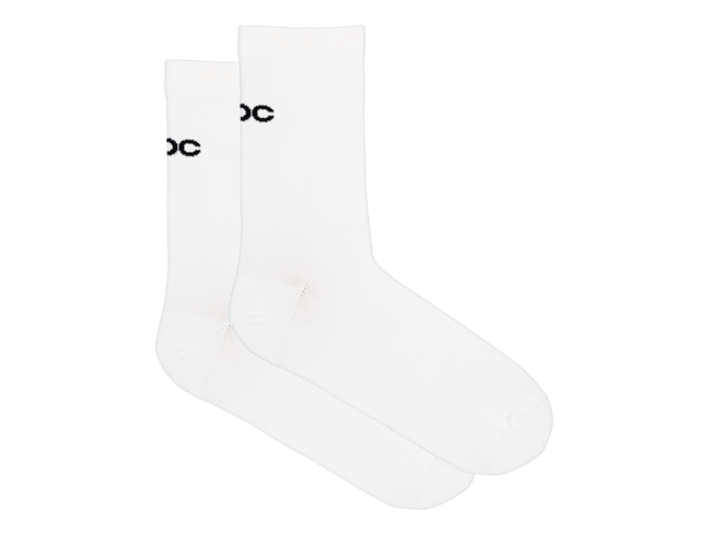 POC Cadence Road Sock - Cykelstrømper - Hydrogen White - Str. X-Large/46-48