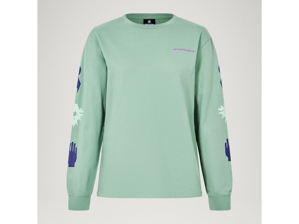 Endura FORTY1THIRTY Tee - T-Shirt - Lange ærmer - Loch Green 