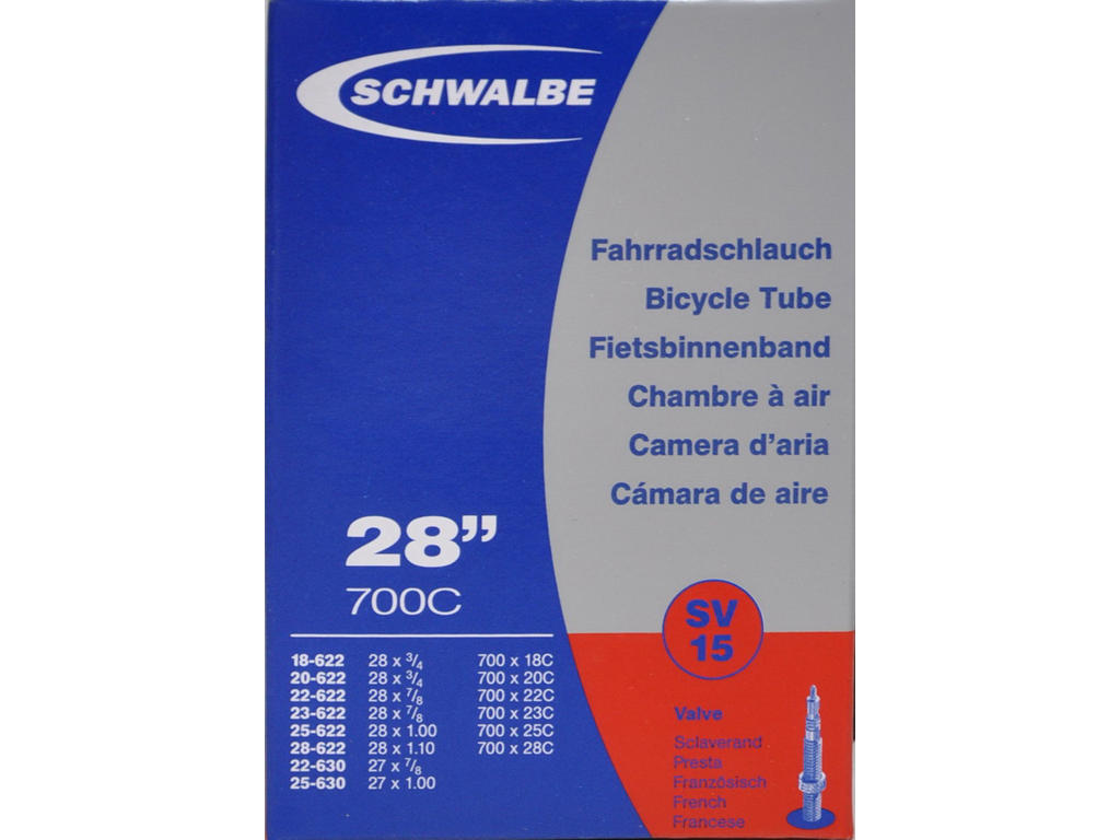 Schwalbe slange 700x18-28c med Racer ventil SV15