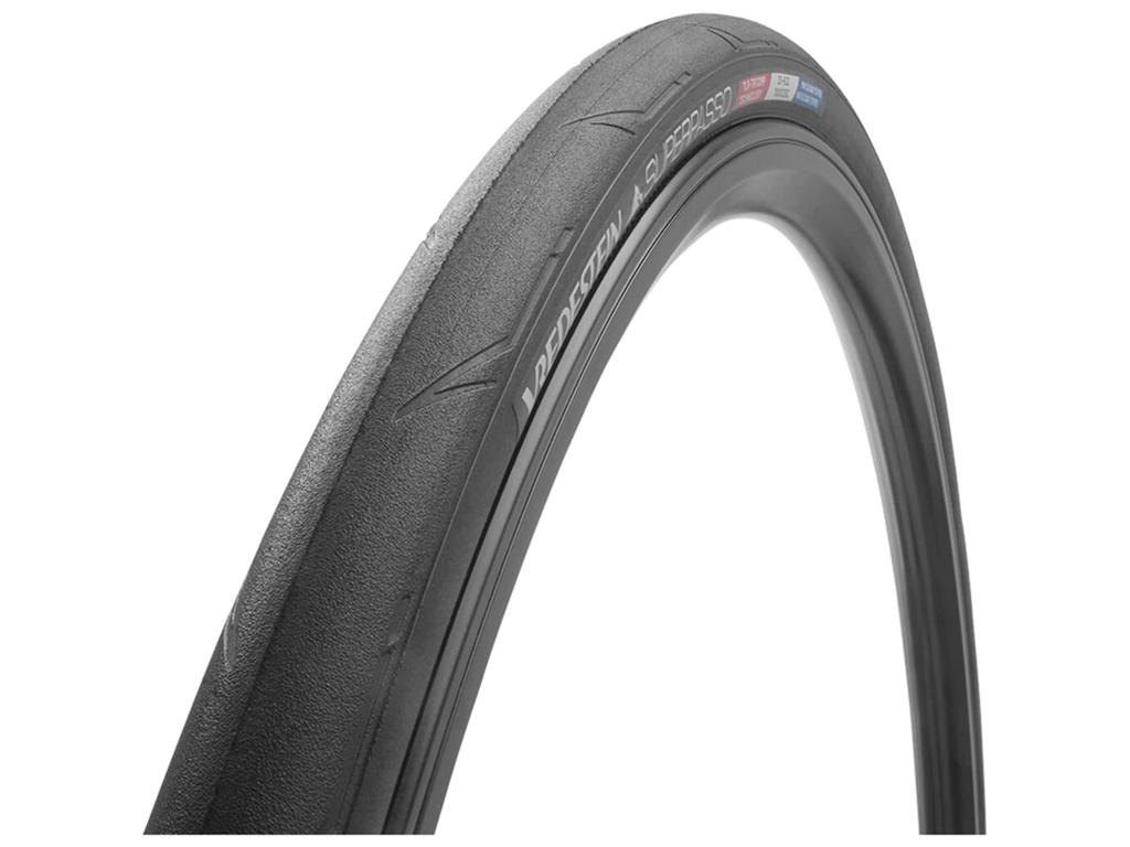 Vredestein Superpasso tube - Foldedæk Road 700x25-32c - Sort