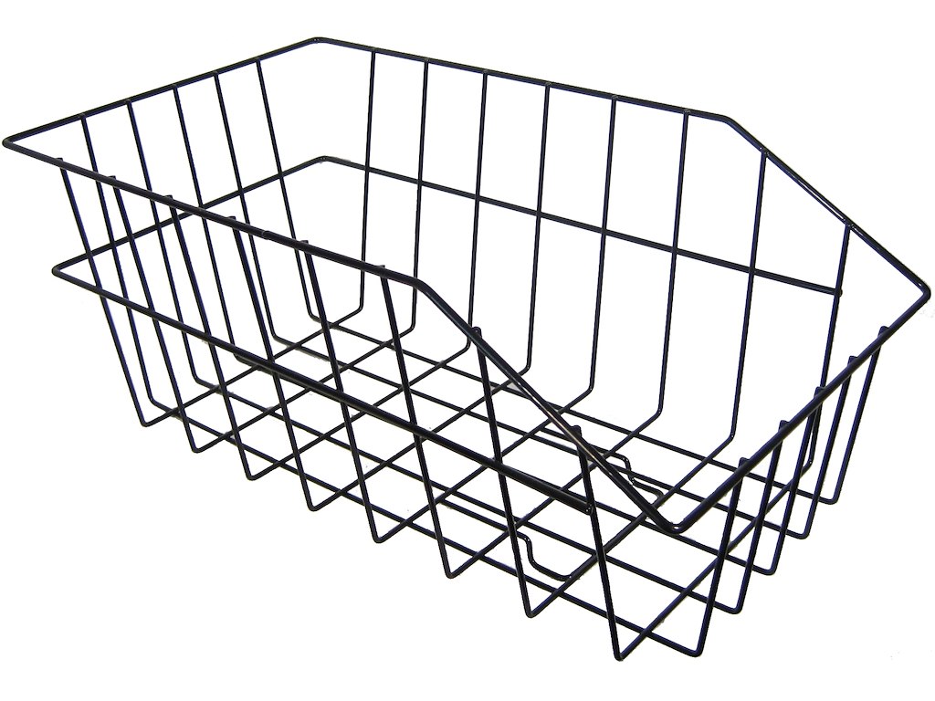 FORCE Cykelkurv til bagagebære - Large - Sort FORCE Cykelkurv til bagagebære - Large - Sort