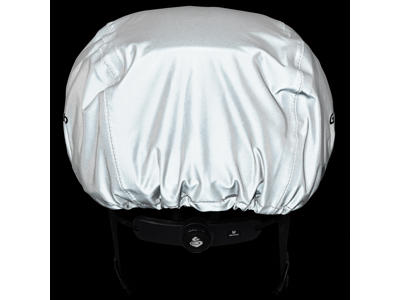GripGrab Reflective Helmet Cover - Reflekterende hjelmcover - Grå - One Size