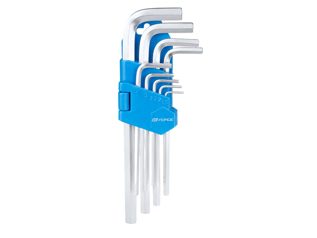 FORCE 9 Dele Unbrakonøglesæt 1,5 - 10 mm