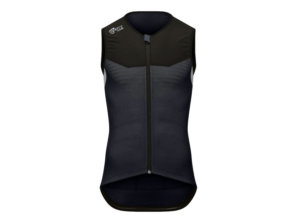 SpatzWear BURNR Gilet - Cykelvest - Sort