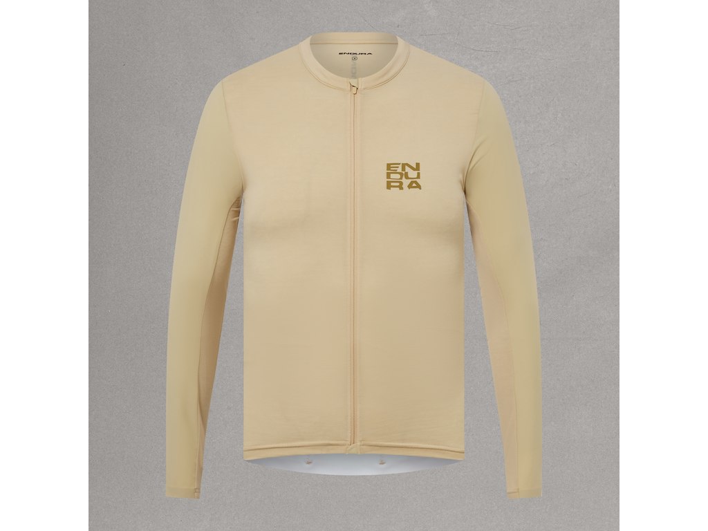 Endura Alltrack Ride Jersey - Lange ærmer - Herre - Beige - Str. M
