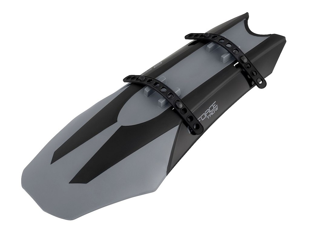 FORCE Trow Skærm Sort/Grå Med Gummistropper