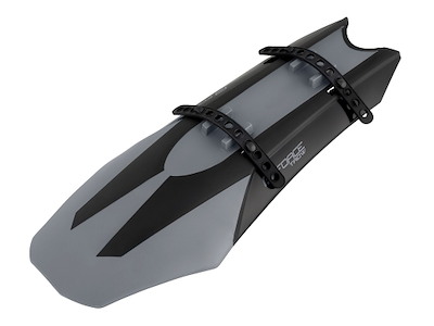 FORCE Trow Skærm Sort/Grå Med Gummistropper