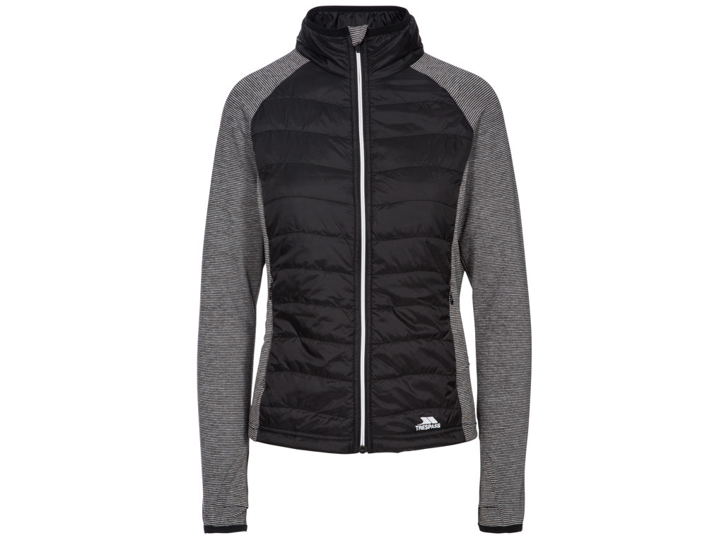 Trespass Zorina - Strikket fleece-jakke dame - Sort