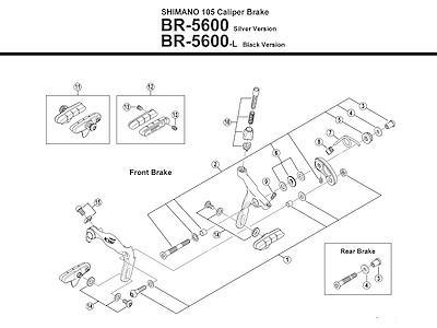 Shimano kabelbolt BR-5600