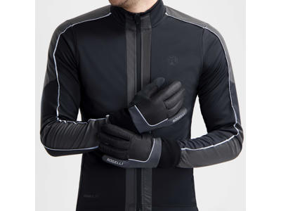 Rogelli Essential - Vinterhandsker - HI-VIS - Sort