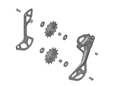 Shimano SLX M7200 Laske enhed med pulleyhjul til bagskifter 12 gear SGS type
