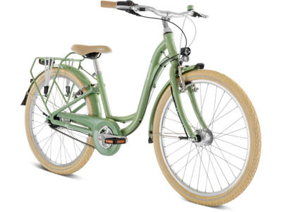 Puky - Skyride 24-7 - Børnecykel fra 8 år - Retro grøn