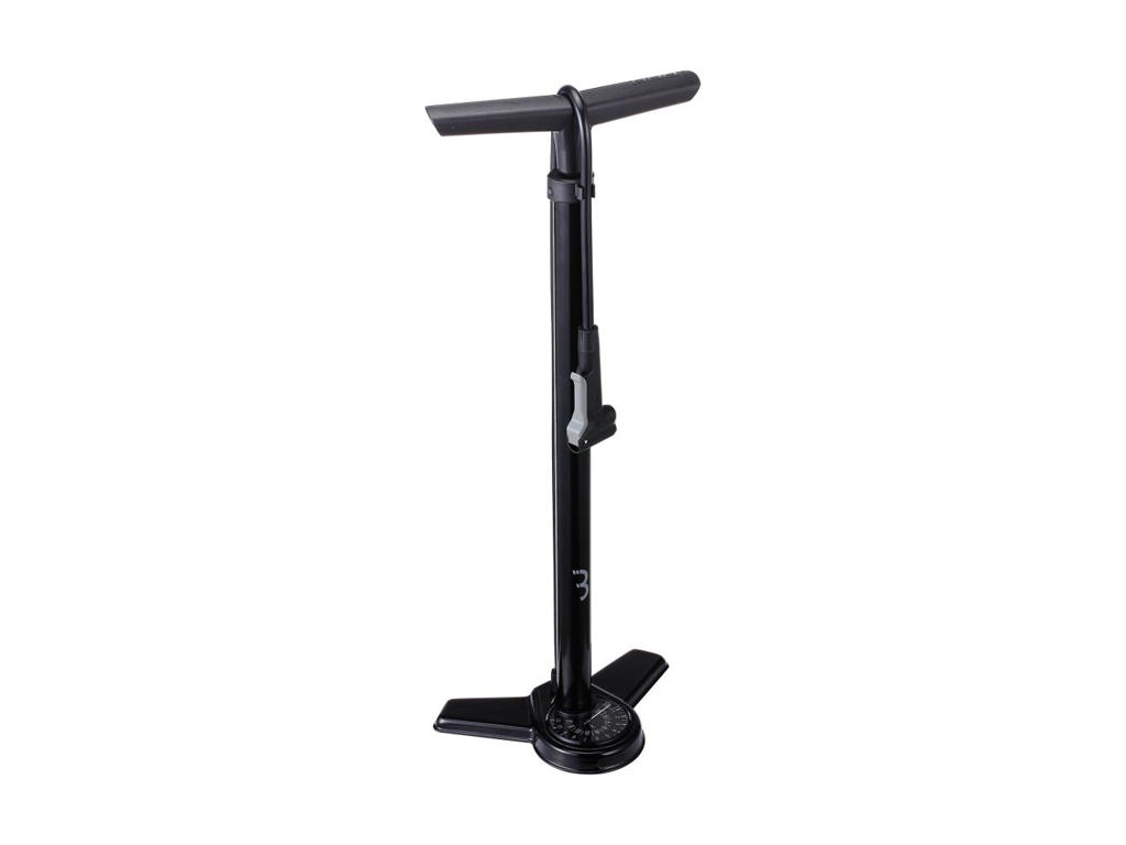 BBB Airsteel - Fodpumpe - 11bar/160psi - Manometer - Sort