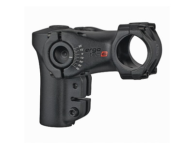 Ergotec Swell-RE 70 Ahead frempind justerbar ø31,8mm/80mm lang - Safety level 6 - Sort
