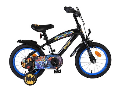 Volare Batman Børnecykel - 14" med støttehjul - Sort