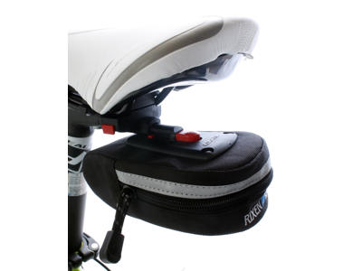 Klickfix - Sadeltaske - Sort 0,4 liter 