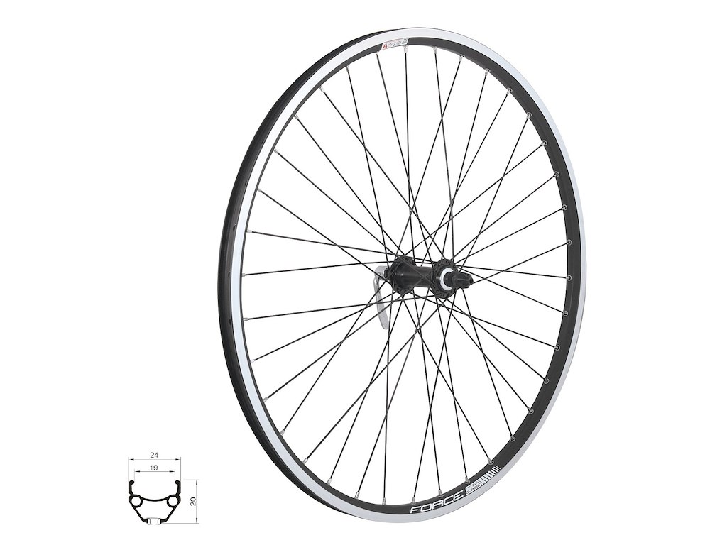 FORCE Classic Forhjul MTB 26" Fælgbremse