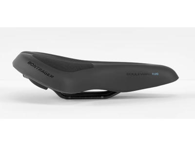 Bontrager Fluid - Sadel Urban - 280 x 205/225 mm - Sort