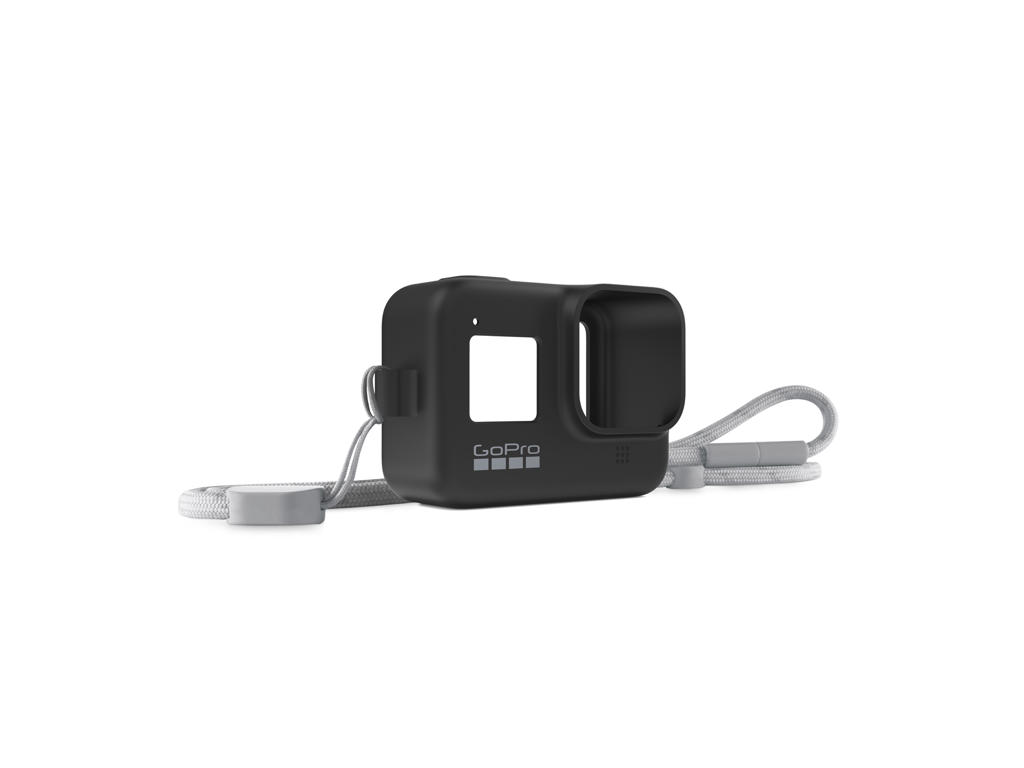 GoPro - Sleeve + Lanyard blackout - Til Hero8 kamera - Sort