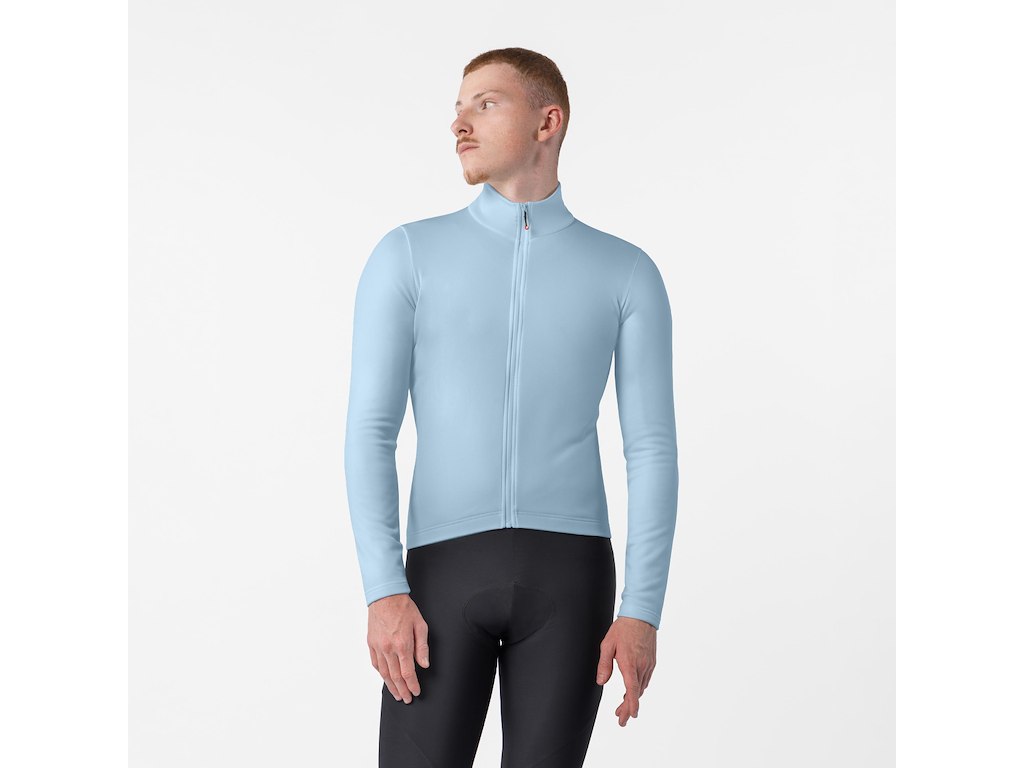 Castelli Competizione Thermal LS Jersey - Cykeltrøje - Lange ærmer - Herre - Steel Fade - Str. 2XL