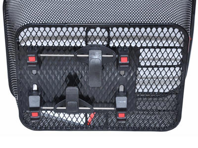 Klickfix Korbklip City II - Cykelkurv til bag - 20 liter - Sort 