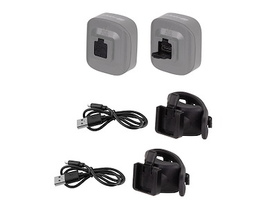 FORCE Cob 2.0 Lygtesæt - USB Opladelig - 75/25 Lumen