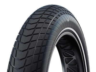 Schwalbe Super Moto-X tråddæk 20x4,00 (100-406) - Refleks