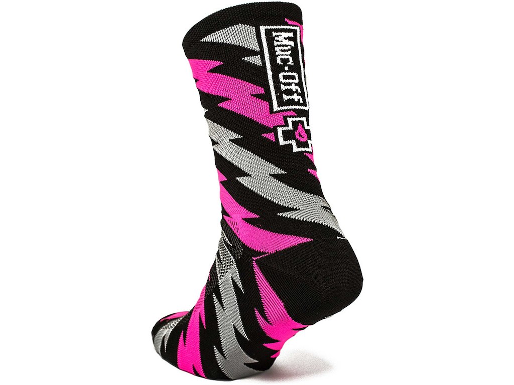 MUC-OFF Bolt Cykelstrømper Str. 6-8