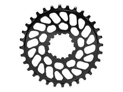 absoluteBLACK Rund klinge - Sram - Direct mount - Offset 0 mm - 34 tænder - Sort