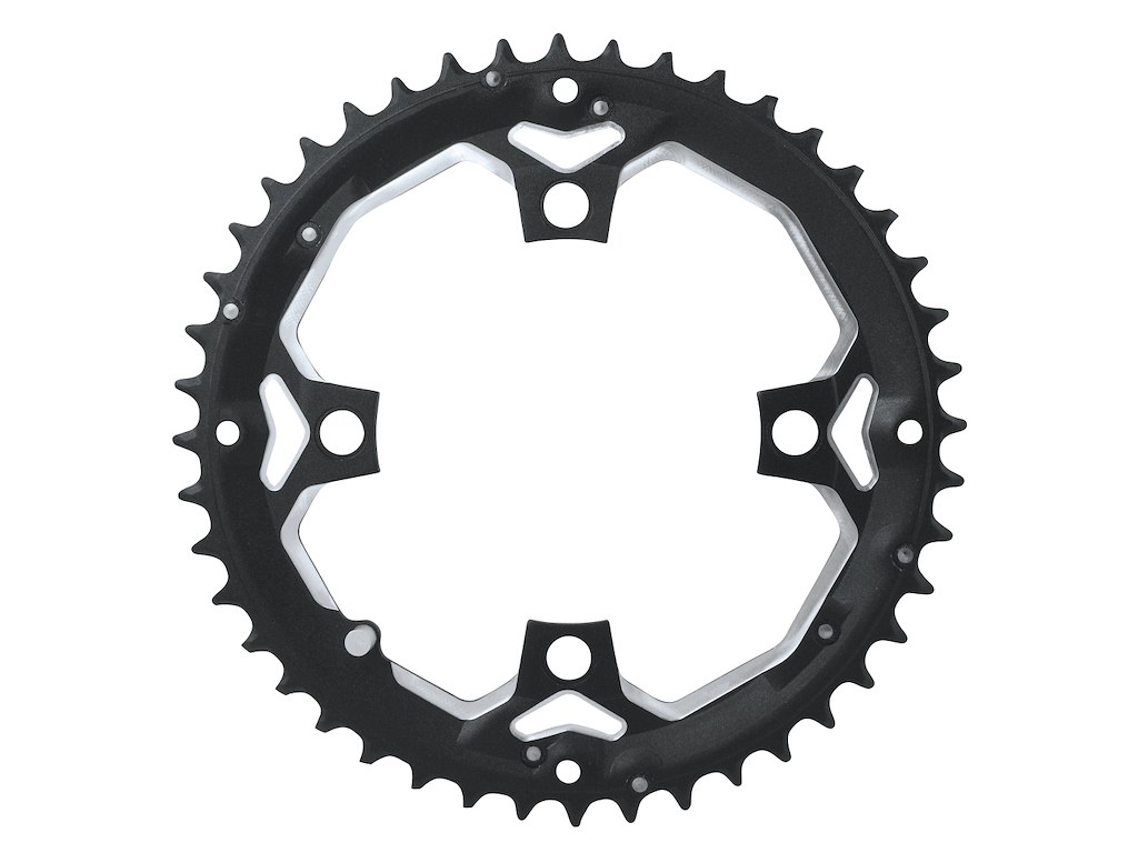 FORCE klinge 44 tands BCD 104mm 10 gear aluminium sort