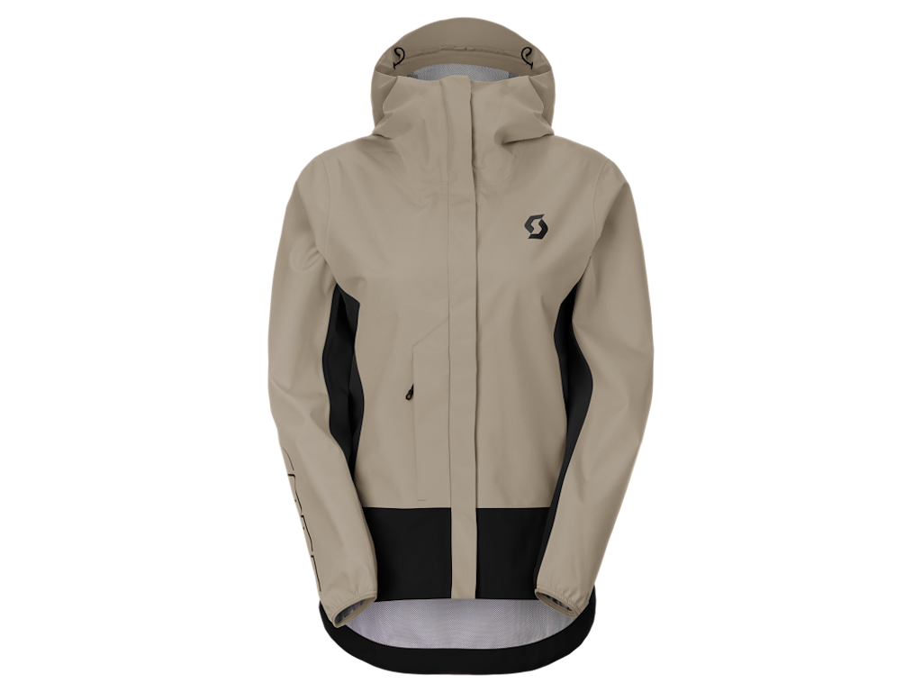 SCOTT Vertic 2.5L Waterproof Jacket - Cykeljakke - Dame - Portobello Beige/Sort - Str. L