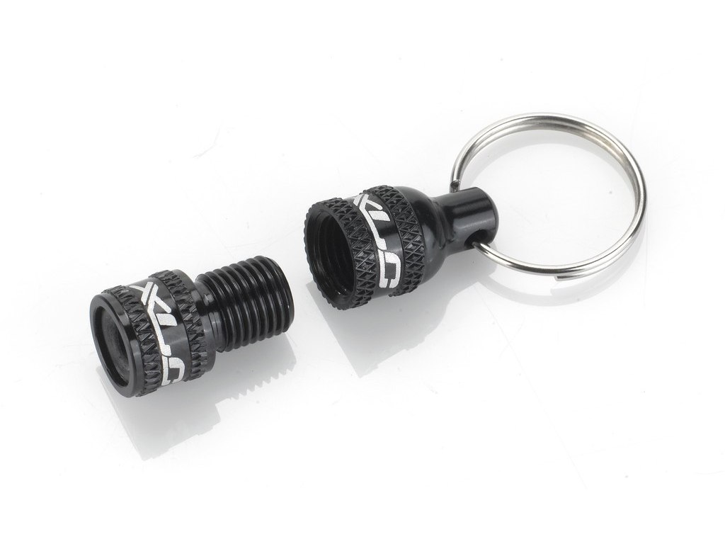 XLC race/dunlop til Auto ventil adapter sort. PU-X07