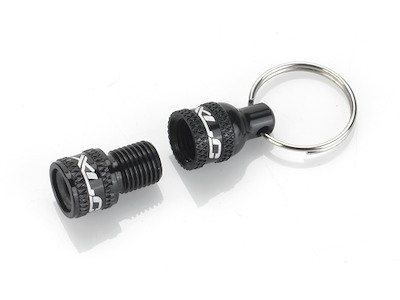 XLC race/dunlop til Auto ventil adapter sort. PU-X07