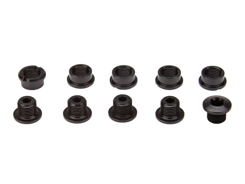 absoluteBLACK Klingebolte - Racer og MTB - 5 stk. - Korte