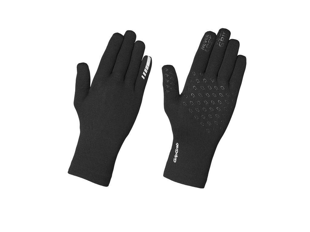 GripGrab Waterproof Knitted Thermal Glove - Vandtætte vinterhandsker - Sort