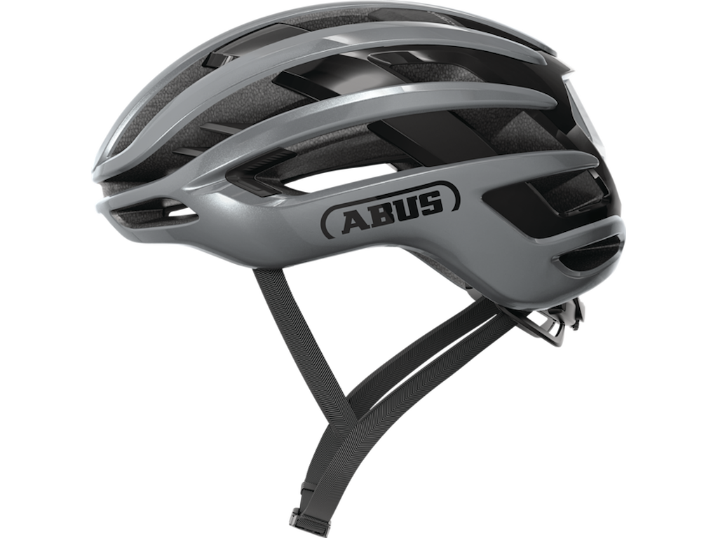 ABUS AirBreaker 2.0 - Cykelhjelm - Graphite Silver - L