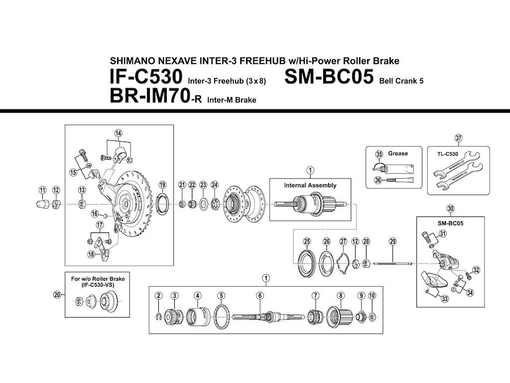 Shimano Nexave konus venstre til IF-C530
