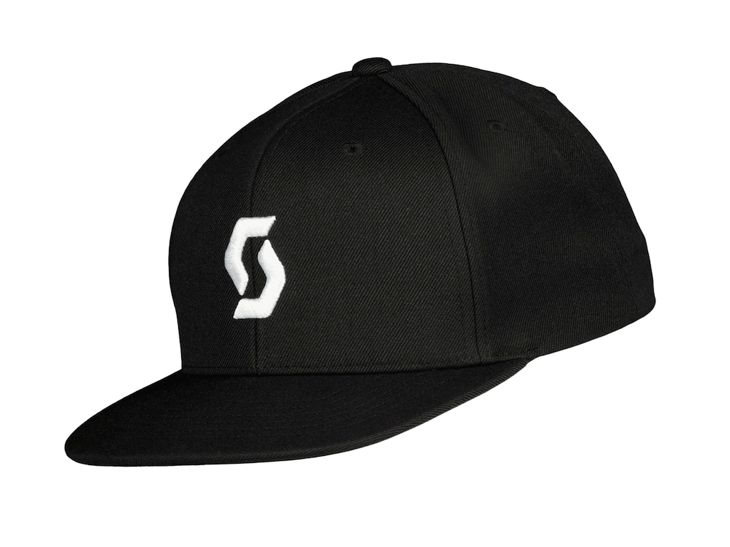 SCOTT Flat Brim Cap - Kasket - Sort - One Size